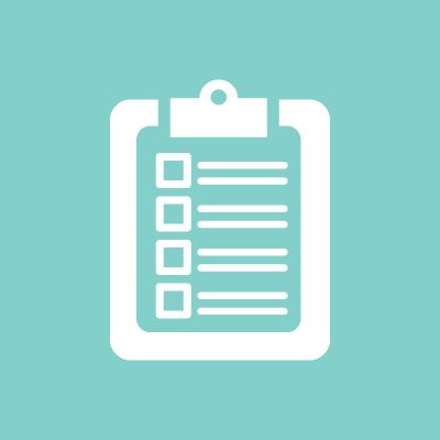 illustration of clip board with check boxes