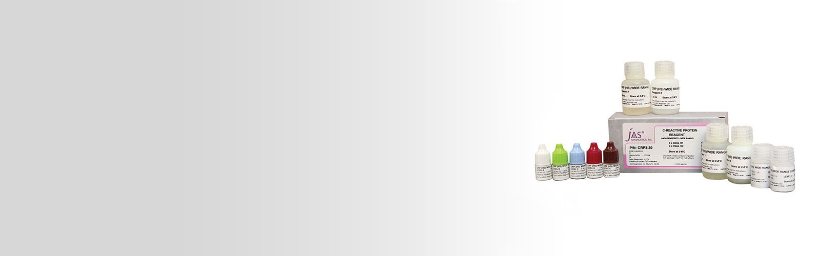 chemistry reagent bottles and droppers.