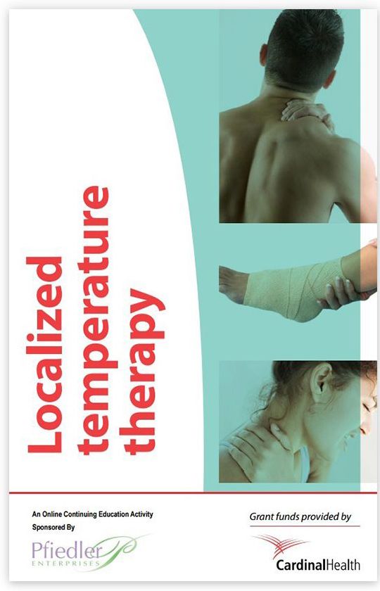 Localized temperature therapy CE