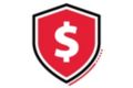 Icon dollar sign shield. 