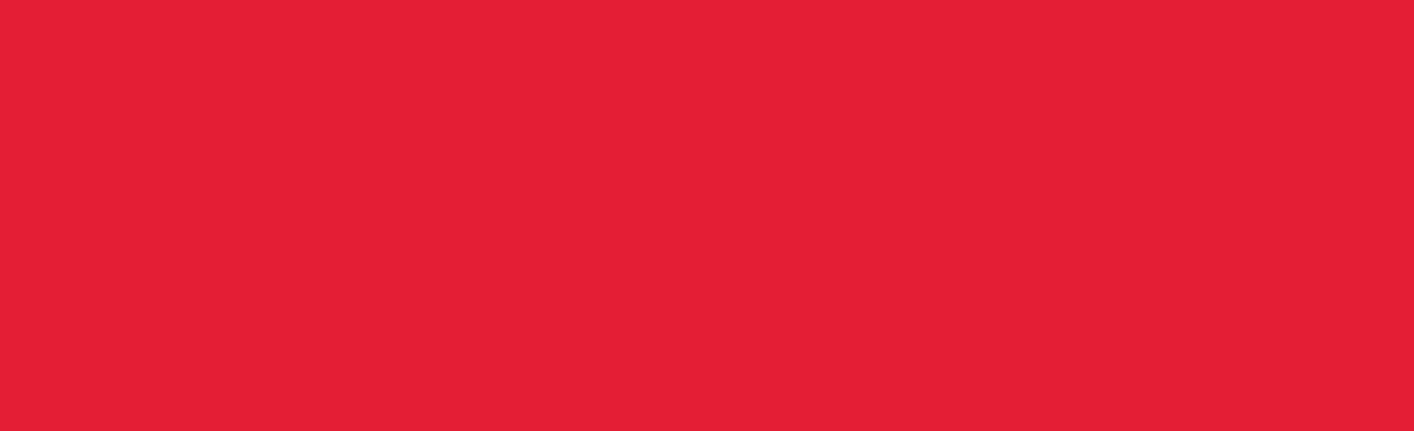 Red background.