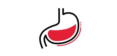 Icon illustration of a stomach.