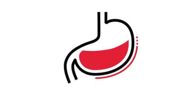Icon illustration of a stomach.