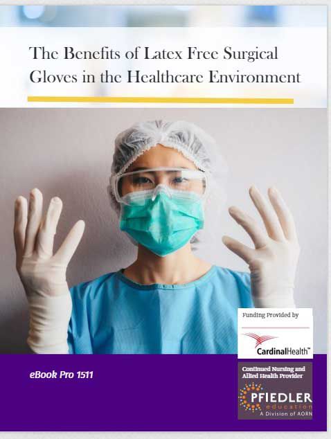 Latex free surgical gloves
