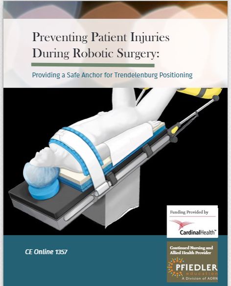 Preventing patient injuries during robotic surgery: Providing a safe anchor  for Trendelenburg positioning
