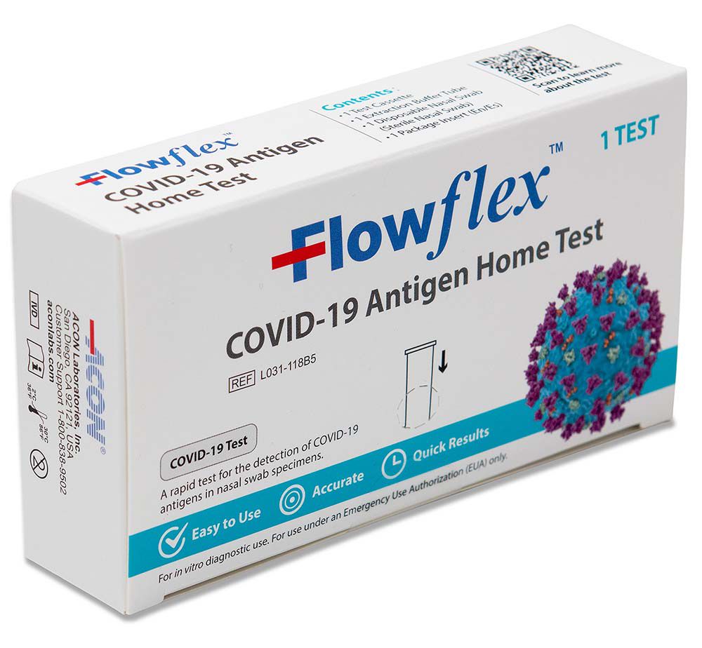 Flowflex COVID19 Antigen Home Test Flowflex COVID Test, 56 OFF