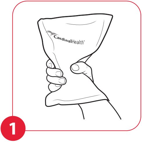Step one to activate an instant cold or hot pack is to squeeze the side arrows.