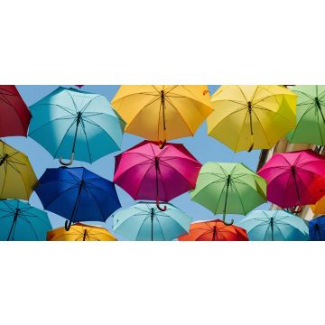 colorful umbrellas.